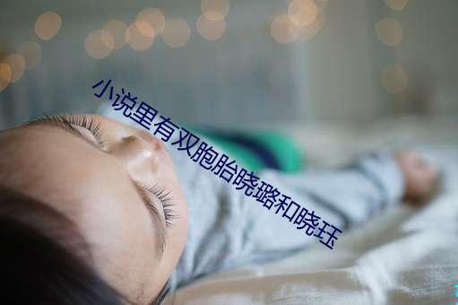 小說裏有雙胞胎曉璐和曉珏