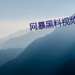 网暴黑料视频
