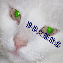 春卷女星是谁