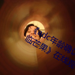 《adc年龄确认十八岁欢迎您的大驾光临芒果》在线观看