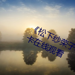 《松下纱荣子精品一区二区》免费不卡在线观看