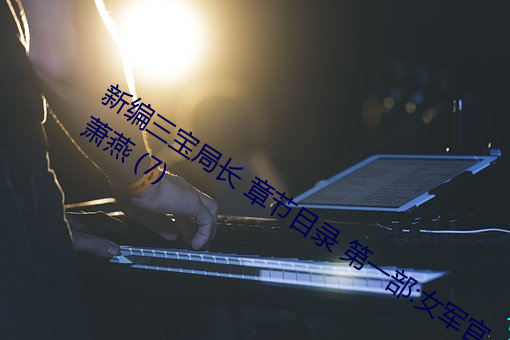 新編三寶局長 章節目錄 第一部:女軍官蕭燕 (7)