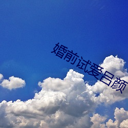 婚前试爱(ài)吕颜