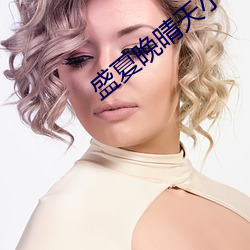 盛夏晚晴天小说