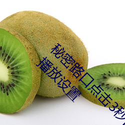 秘密路口点击3秒自动进入教程版:超级人性化的播放设置 （忍耐）