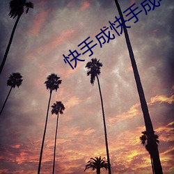 快手成快手成年版