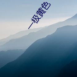 一极黄色