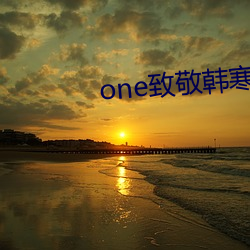 one致敬韩寒app官网