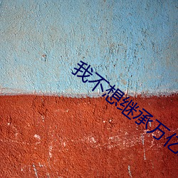 我不想繼承萬億家産
