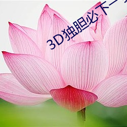 3D独胆必下一独胆