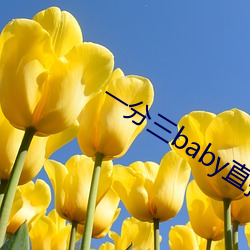 一分三baby直播