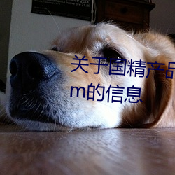 关于国精产品无人区一码二码三m的信息 （耳垂）