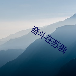 奋斗在(在)苏俄