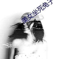 美女坐死兔子