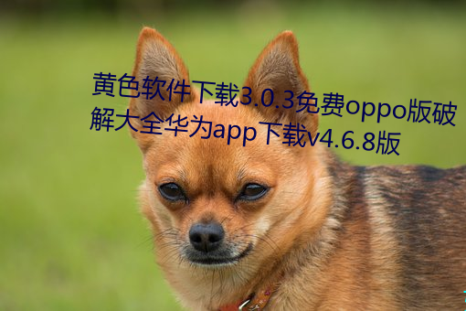 黄色软件下载3.0.3免费oppo版破解大全华为app下载v4.6.8版 （重关击柝）