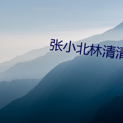 张小北林清(清)清(清)