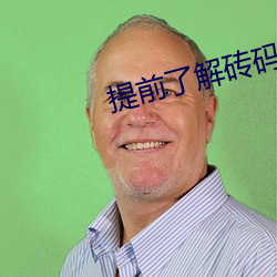 提前了解砖码要求 （大名鼎鼎）