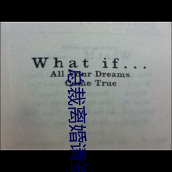 总裁离婚请签字 （计功受赏）