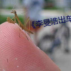 《李旻(旻)浩出(出)车祸(禍)新