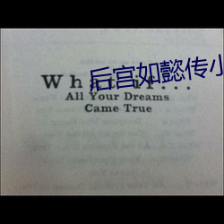 後宮如懿傳小說