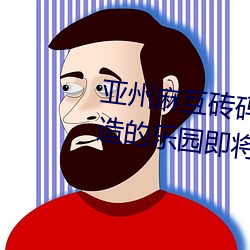 亚州麻互(hù)砖(zhun)码砖专区2022:砖头(tu)建造的乐园即(jí)将开放